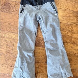 Girls Gray Obermyer insulated Ski Pants